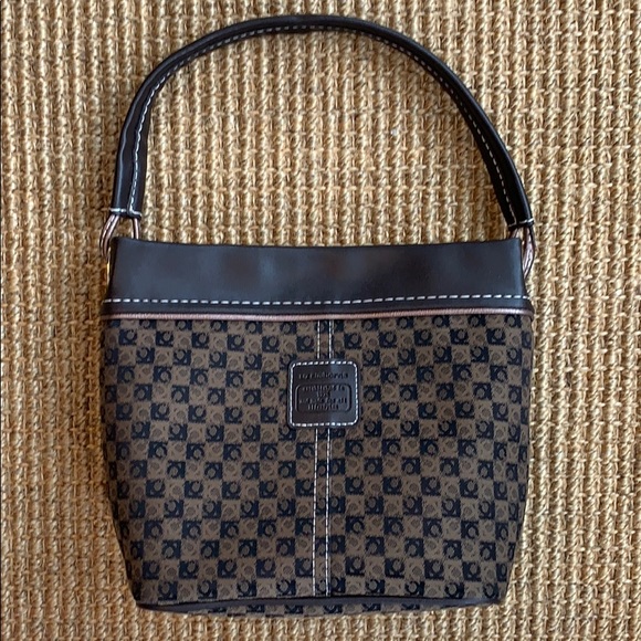 Liz Claiborne Brown Signature Handbag - Picture 10 of 11